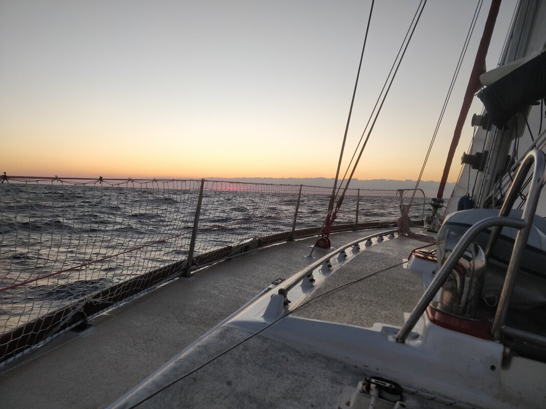 Horizon before sunrise